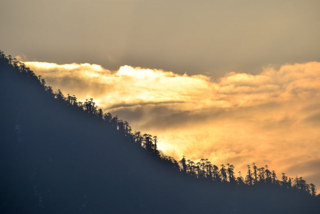 Mountain scenes on our North Sikkim Trip